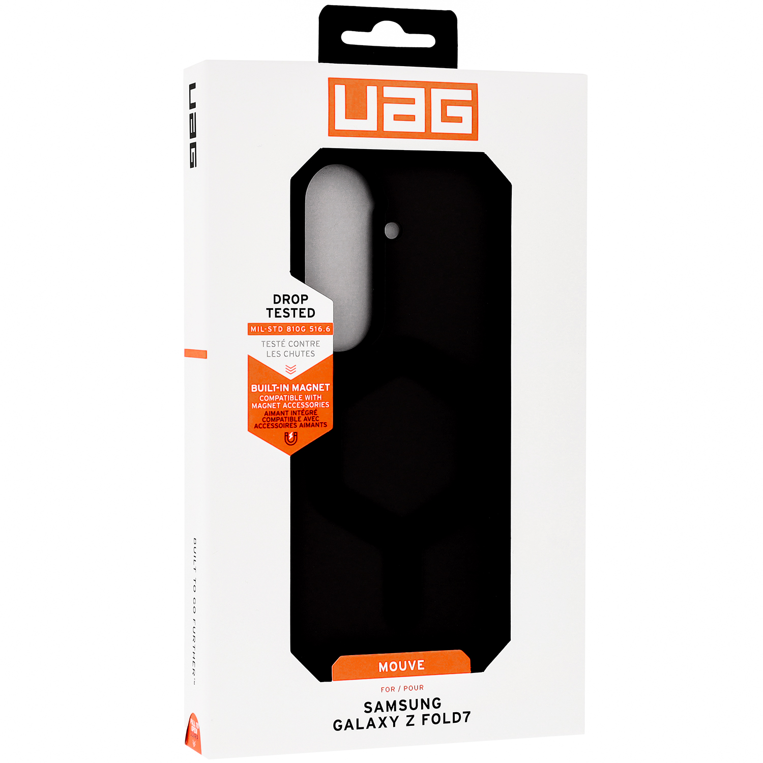 Etui pancerne Urban Armor Gear Mouve with Magnet do Galaxy Z Fold7, przydymione-czarne